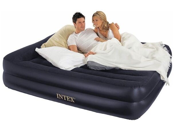 Надувные кровати полутороспальные с насосом